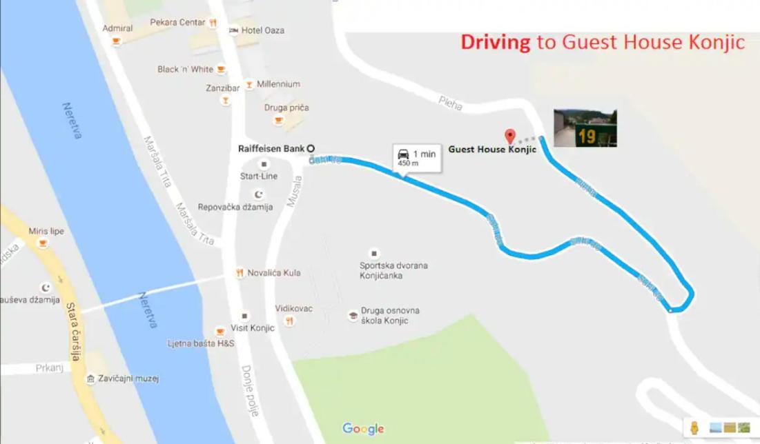 Guest House Konjic Ngoại thất bức ảnh